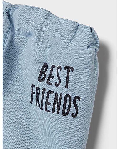 Name it Pantaloncini Corti con Coulisse - Chambray Blue - Best Friends - Cotone Bio
 Pantaloni Corti