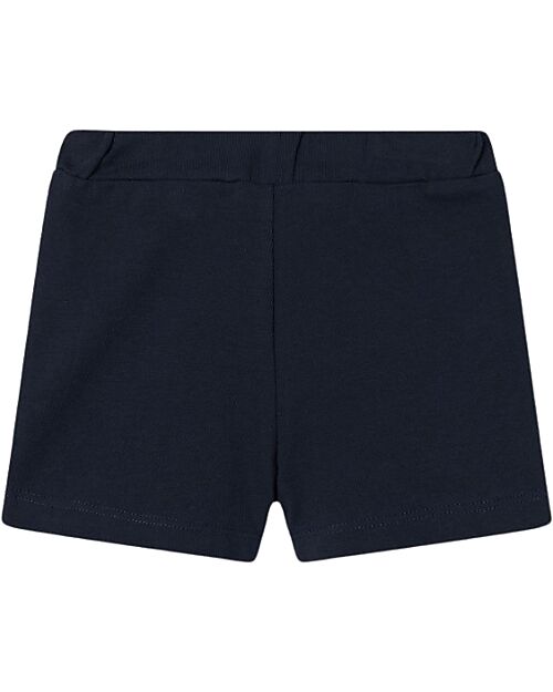 Name it Pantaloncini Corti con Coulisse - Dark Sapphire - Dog on Skateboard - Cotone Bio
 Pantaloni Corti