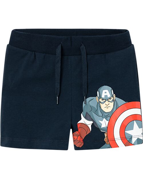 Name it Pantaloncini Corti con Coulisse - Dark Sapphire - Marvel - Cotone
 Pantaloni Corti