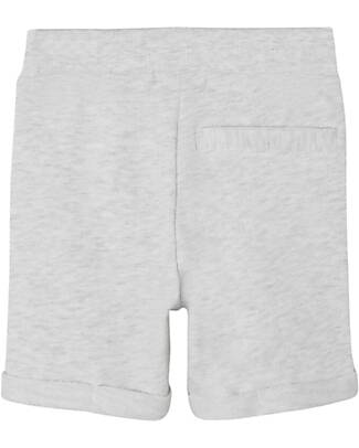 Name it Pantaloncini Corti con Laccio - Grigio - 100% Cotone Pantaloni Corti