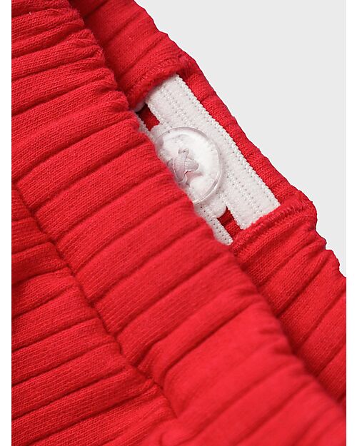 Name it Pantaloncini Corti con Volant - Tomato - Cotone Bio
 Pantaloni Corti