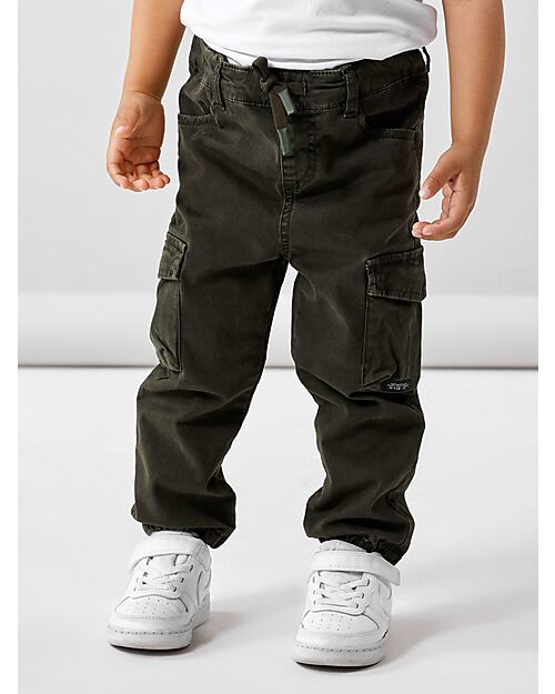 Name it Pantalone Cargo - Rosin - con Tasche Frontali - Cotone  Pantaloni Lunghi