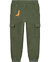 Name it Pantalone da Tuta Cargo - con Tasche Laterali - Rifle Green - Cotone
 Pantaloni Lunghi
