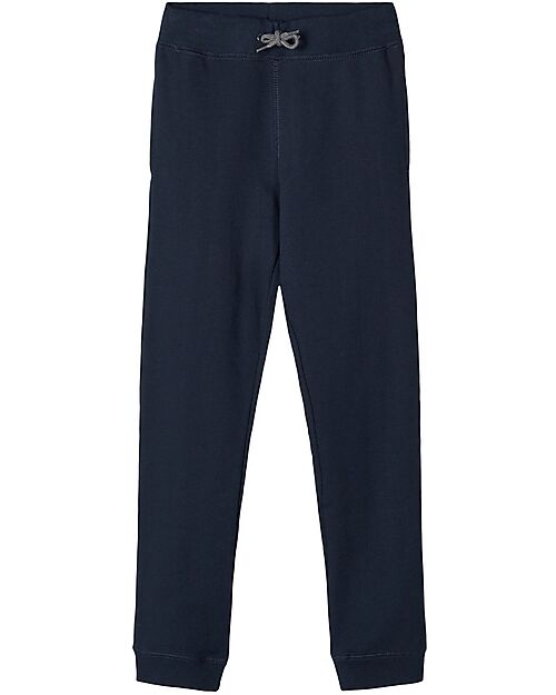 Name it Pantalone da Tuta con Coulisse - Dark Sapphire - Vita Regolabile - Cotone Bio
 Pantaloni Lunghi