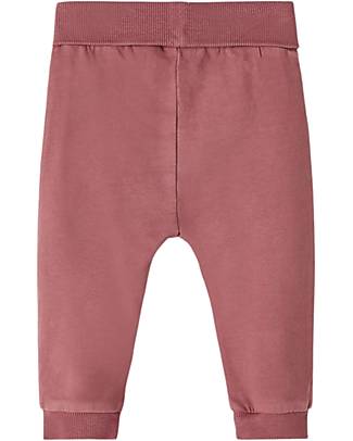 Name it Pantalone - Deco Rose - con Vita Elasticizzata - Cotone Organico Pantaloni Lunghi
