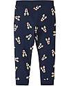 Name it Pantalone Felpato - Renne - Blu Scuro - Cotone Bio Pantaloni Lunghi