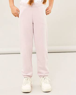 Name it Pantalone - Rosa Chiaro - Vita Regolabile - Cotone Bio Pantaloni Lunghi