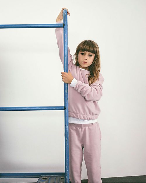 Name it Pantalone - Rosa Chiaro - Vita Regolabile - Cotone Bio Pantaloni Lunghi
