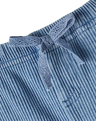 Name it Pantalone Slim - Light Blue Denim - con Vita Regolabile - Cotone Pantaloni Lunghi