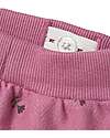 Name it Pantaloni a Vita Elasticizzata con Stampa Floreale - Malva - Cotone Biologico Leggings