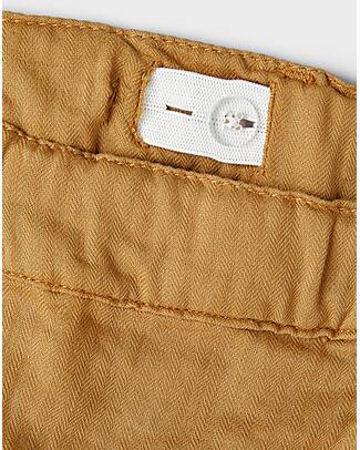 Name it Pantaloni Corti con Tasche Laterali - Bistre - 100% Cotone Pantaloni Corti