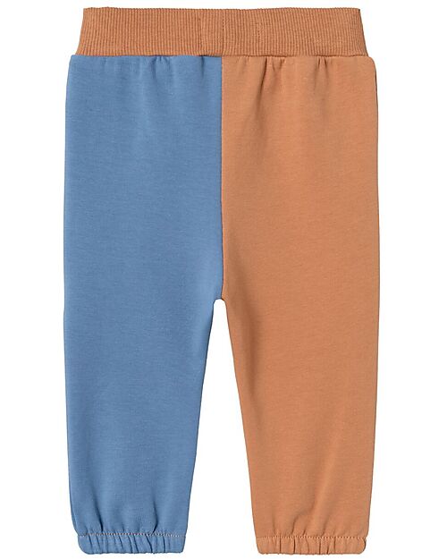 Name it Pantaloni da Tuta con Stampa 3D - Almond - Dog - Cotone Bio Pantaloni Lunghi