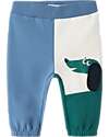 Name it Pantaloni da Tuta con Stampa 3D - Coronet Blue - Dog - Cotone Bio Pantaloni Lunghi