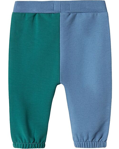 Name it Pantaloni da Tuta con Stampa 3D - Coronet Blue - Dog - Cotone Bio Pantaloni Lunghi