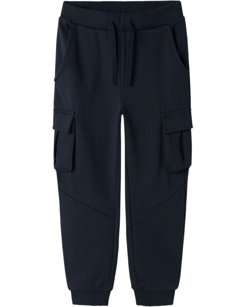 Name it Pantaloni da Tuta con Tasche Laterali - Dark Sapphire - Cotone Pantaloni Lunghi
