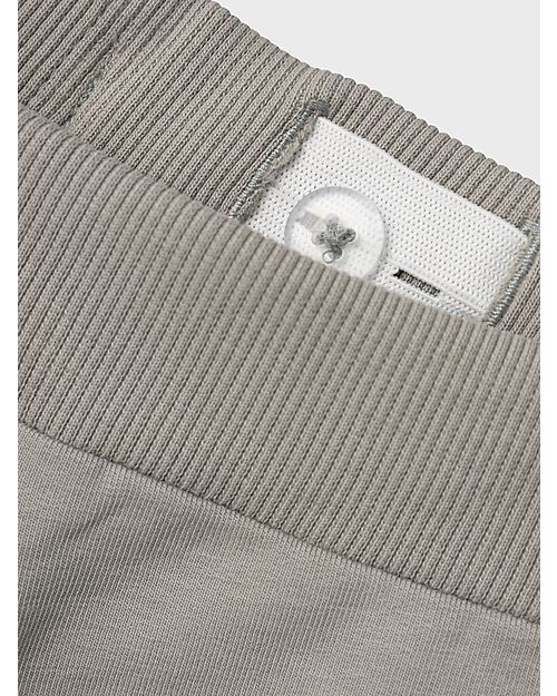 Name it Pantaloni da Tuta con Tasche Laterali - Wild Dove - Cotone Pantaloni Lunghi
