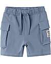 Name it Pantaloni da Tuta Corti - con Coulisse e Tasche Laterali - Troposphere - Cotone Pantaloni Corti