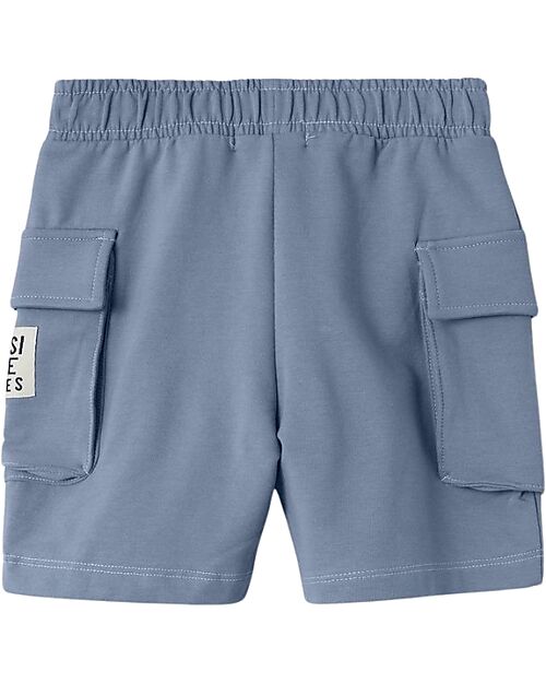 Name it Pantaloni da Tuta Corti - con Coulisse e Tasche Laterali - Troposphere - Cotone Pantaloni Corti