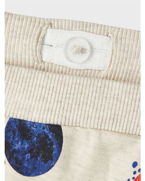 Name it Pantaloni da Tuta - Peyote Melange - con Coulisse - Cotone Bio Pantaloni Lunghi