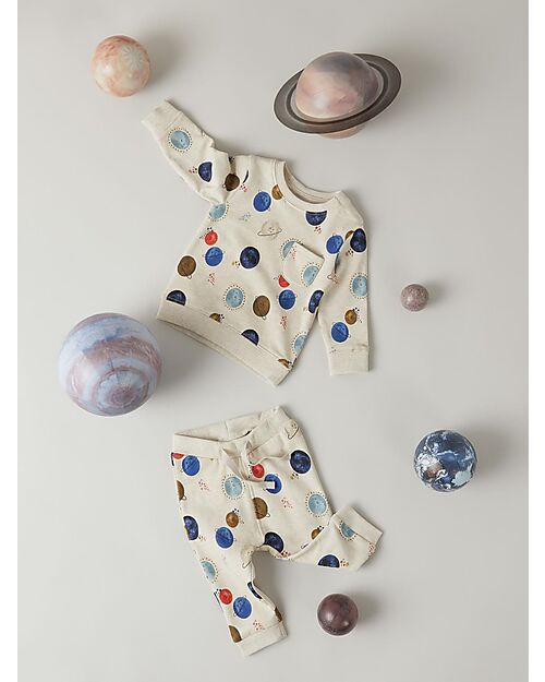 Name it Pantaloni da Tuta - Peyote Melange - con Coulisse - Cotone Bio Pantaloni Lunghi