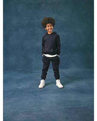 Name it PantalonI Felpati - Blu Scuro - Vita Regolabile - Cotone Pantaloni Lunghi