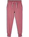 Name it Pantaloni Felpati - Rosa Antico - in Cotone -  con Orli a Coste Pantaloni Lunghi