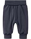 Name it Pantaloni in Tuta con Vita Elasticizzata - Blu Scuro - 100% Lana Merino Pantaloni Lunghi