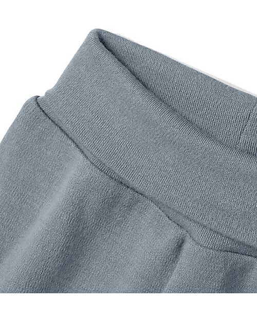 Name it Pantaloni in Tuta con Vita Elasticizzata - Grigio Ardesia - 100% Lana Merino Pantaloni Lunghi