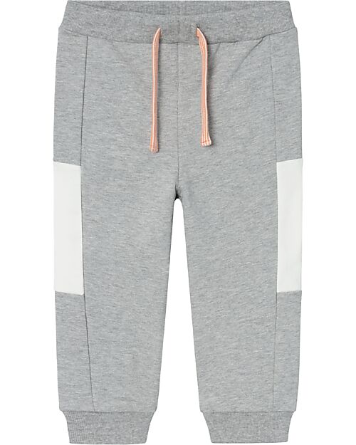 Name it Pantaloni in Tuta - Grigio Antracite - Cotone Bio  Pantaloni Lunghi