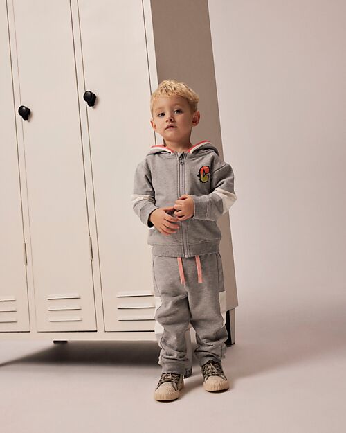 Name it Pantaloni in Tuta - Grigio Antracite - Cotone Bio  Pantaloni Lunghi