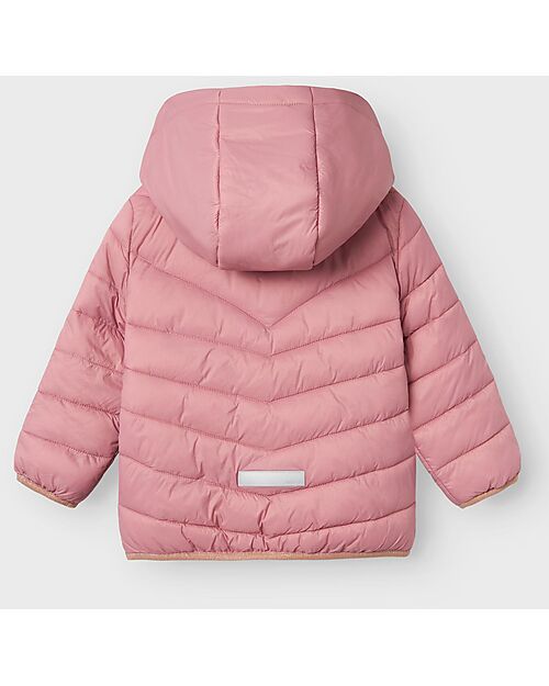 Name it Piumino con Cappuccio Rimovibile - Lilas - Dettagli Glitter Piumini