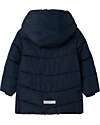 Name it Piumino Smanicato con Zip - Dark Sapphire - Cappuccio Staccabile Piumini