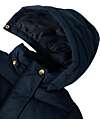 Name it Piumino Smanicato con Zip - Dark Sapphire - Cappuccio Staccabile Piumini