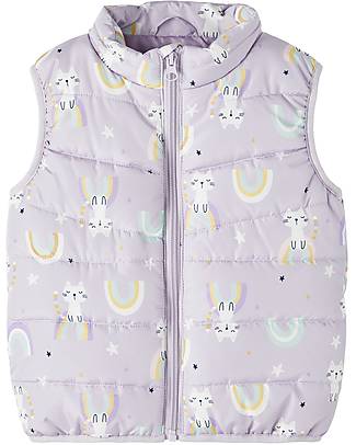 Name it Piumino smanicato con Zip - Orchid Petal Piumini