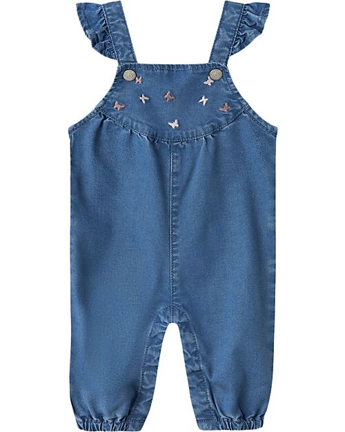 Name it Salopette Jeans - Medium Blu Denim - con Volant Salopette
