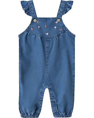 Name it Salopette Jeans - Medium Blu Denim - con Volant Salopette