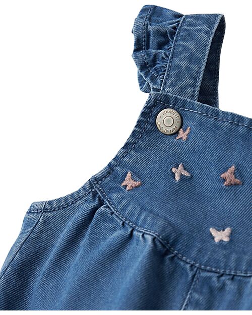 Name it Salopette Jeans - Medium Blu Denim - con Volant Salopette