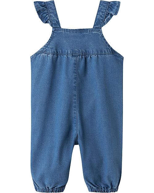 Name it Salopette Jeans - Medium Blu Denim - con Volant Salopette