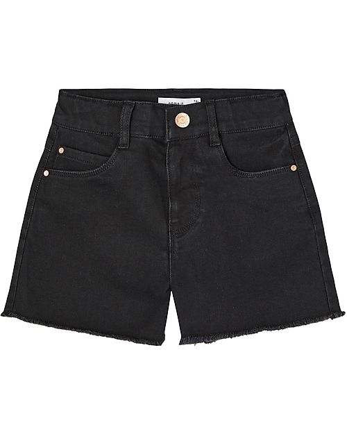 Name it Shorts in Denim - Nero - Cotone Pantaloni Corti