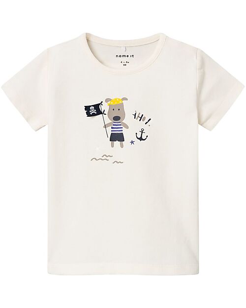 Name it T-Shirt - Ahoy! -  Jet Stream - Cotone Bio
 T-shirt