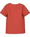 Name it T-Shirt - Barchetta - Rosso Paprika - Cotone Bio T-shirt