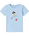 Name it T-Shirt - Chambray Blue - Capitan Uncino - Cotone Bio
 T-shirt