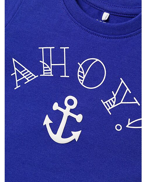 Name it T-Shirt - Clematis Blue - Ahoy! - Cotone Bio
 T-shirt