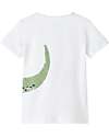 Name it T-Shirt Coccodrillo - Bianco - Cotone Organico T-shirt