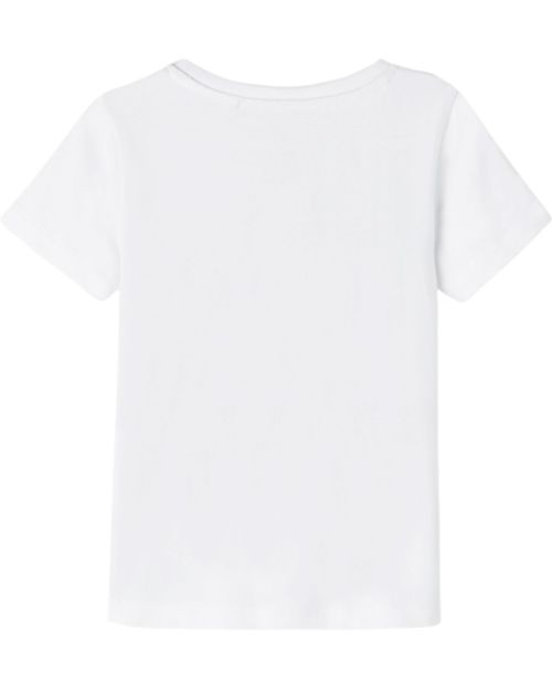 Name it T-Shirt con Stampa - Banana Buddies - Bianca - Cotone Organico T-shirt