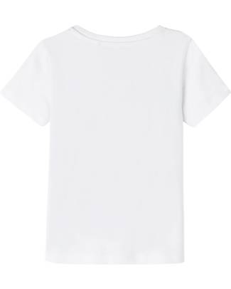 Name it T-Shirt con Stampa - Banana Buddies - Bianca - Cotone Organico T-shirt