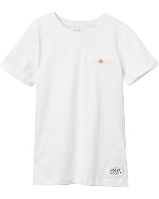 Name it T-Shirt con Taschino - Bianco - 100% Cotone T-shirt