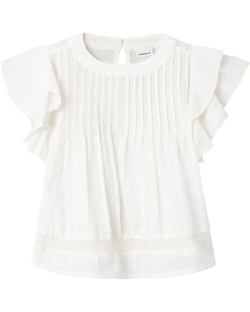 Name it T-Shirt con Volant - Jet Stream - 100% Cotone T-shirt