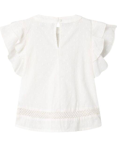 Name it T-Shirt con Volant - Jet Stream - 100% Cotone T-shirt