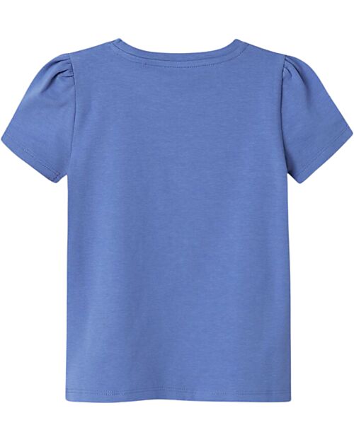Name it T-Shirt - Cuore - Blu - Cotone Bio T-shirt
